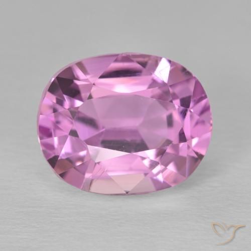 8.10ct Натуральный Средний фиолетовый кунцит, Овал, VVS-VS
