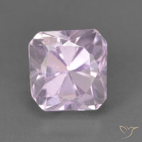 2.21ct Натуральный Светло-розовый кунцит, Изумрудная огранка, VVS-VS