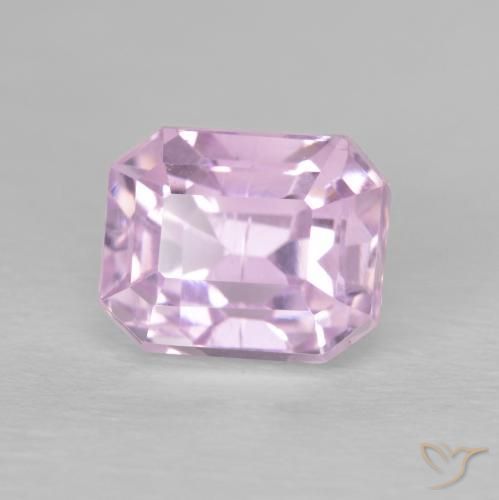 2.50 карата, натуральный Medium Light-Pink кунцит, Октагон / Изумрудная Огранка, VVS-VS