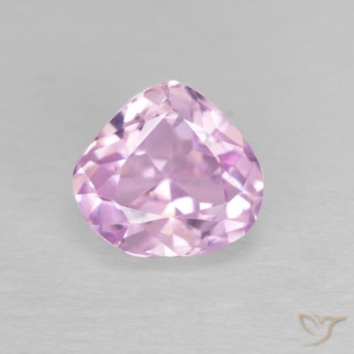 2.33ct Натуральный Очень светло-розовый кунцит, Форма груши, VVS-VS