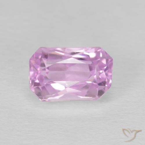 2.38ct Натуральный Пурпурно-розовый кунцит, Изумрудная огранка, VVS-VS
