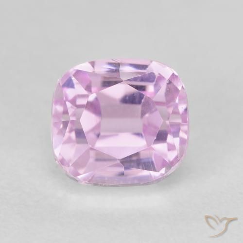 2.42ct Натуральный Светло-розовато-фиолетовый фиолетовый кунцит, Подушка, Чистота VS