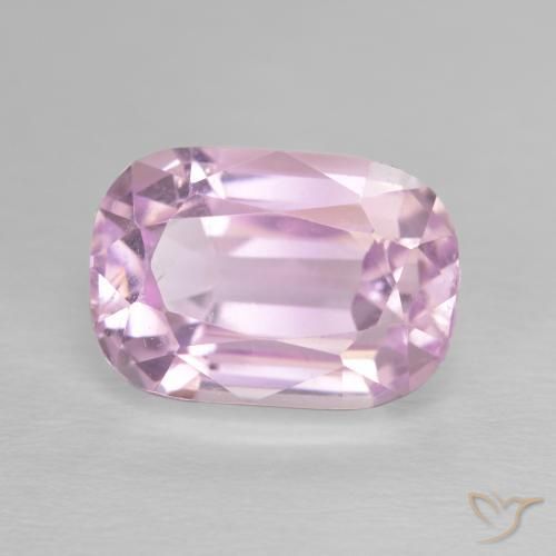 6.97ct Натуральный Вишнево-розовый тон кунцит, Подушка, Чистота VS