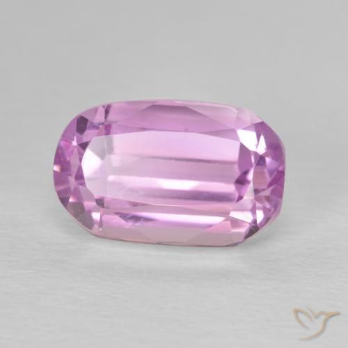 4.46ct Натуральный Светло-розовый кунцит, Подушка, Чистота VS