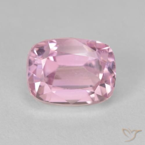 5.28ct Натуральный Очень светло-розовый кунцит, Подушка, VVS-VS