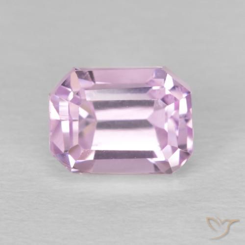 1.98ct Натуральный Светло-фиолетовый розовый кунцит, Изумрудная огранка, VVS-VS