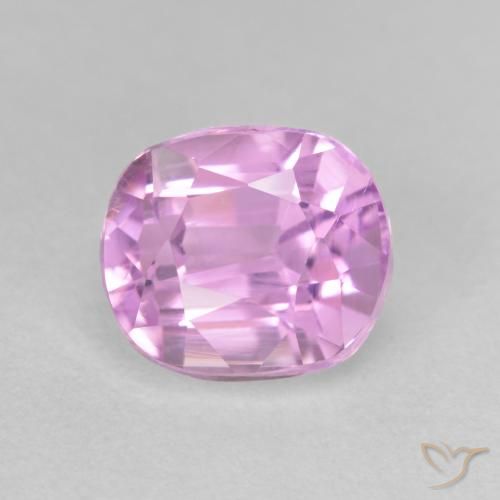 2.59ct Натуральный Очень светлый виноградный пурпурный кунцит, Подушка, VVS-VS
