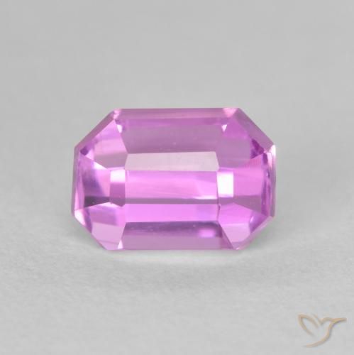 1.91ct Натуральный Розовато-фиолетовый фиолетовый кунцит, Изумрудная огранка, VVS-VS