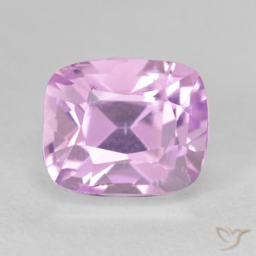 5.33ct Натуральный Светло-сиреневый кунцит, Подушка, VVS-VS