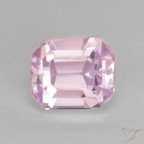 1.83ct Натуральный Розовато-фиолетовый фиолетовый кунцит, Изумрудная огранка, VVS-VS