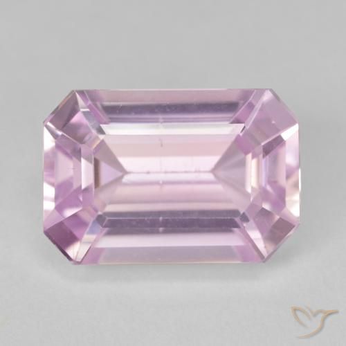 12.89ct Натуральный Средний розовый кунцит, Изумрудная огранка, VVS-VS