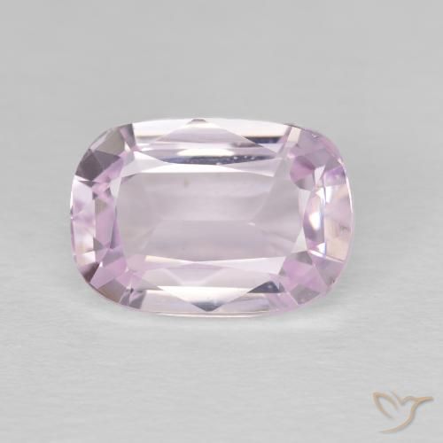 4.42ct Натуральный Очень светло-розовый тон кунцит, Подушка, Чистота VVS