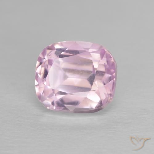 3.68ct Натуральный Очень светло-розовый кунцит, Подушка, VVS-VS