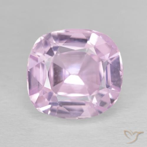 4.69ct Натуральный Очень светло-розовый кунцит, Подушка, Чистота VVS
