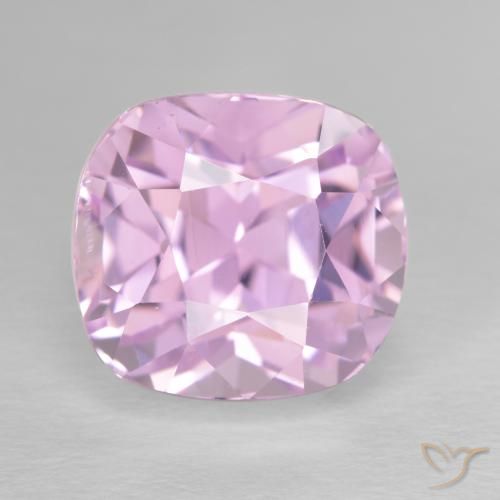 10.05ct Натуральный Вишнево-розовый тон кунцит, Подушка, Чистота VVS