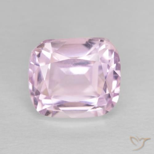 4.67ct Натуральный Вишнево-розовый тон кунцит, Подушка, Чистота VVS