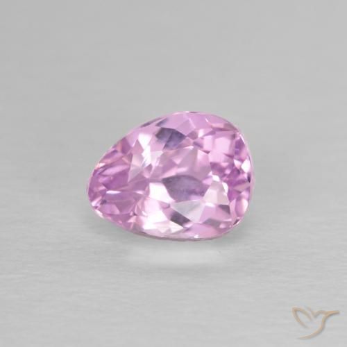 1.44ct Натуральный Розовато-фиолетовый фиолетовый кунцит, Форма груши, Чистота VS