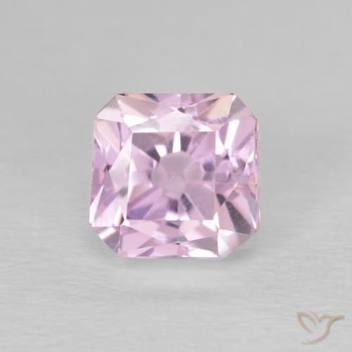 2.52ct Натуральный Средний фиолетовый кунцит, Изумрудная огранка, Чистота VS