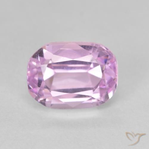 3.92ct Натуральный Вишнево-розовый тон кунцит, Подушка, Чистота VVS
