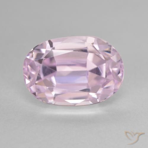 7.47ct Натуральный Средний розовый кунцит, Овал, Чистота VVS
