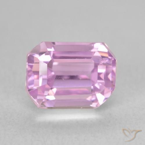 2.20ct Натуральный Розовато-фиолетовый фиолетовый кунцит, Изумрудная огранка, VVS-VS