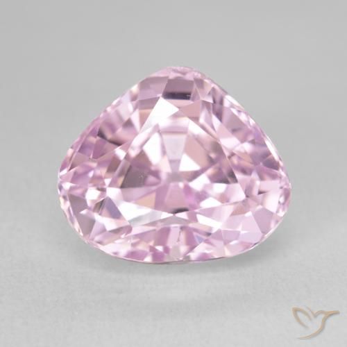 9.56ct Натуральный Светло-фиолетовый-розовый кунцит, Форма груши, VVS-VS