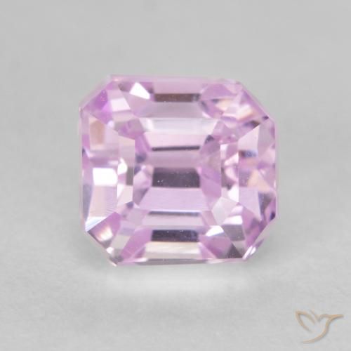 2.09ct Натуральный Вишнево-розовый тон кунцит, Изумрудная огранка, VVS-VS