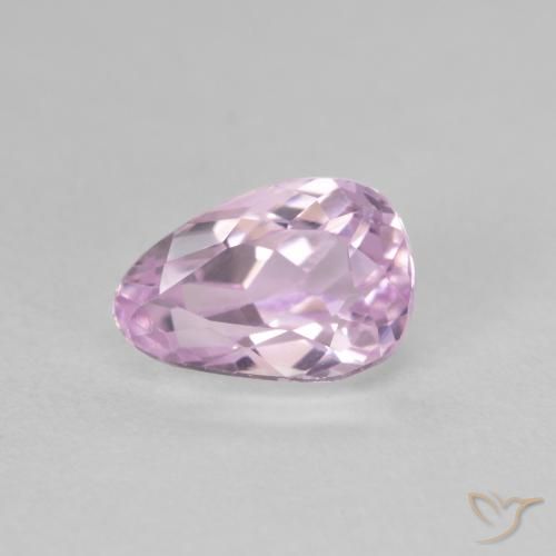 2.13ct Натуральный Вишнево-розовый тон кунцит, Форма груши, VVS-VS