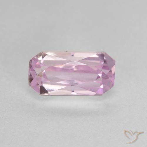 2.46ct Натуральный Вишнево-розовый тон кунцит, Изумрудная огранка, VVS-VS