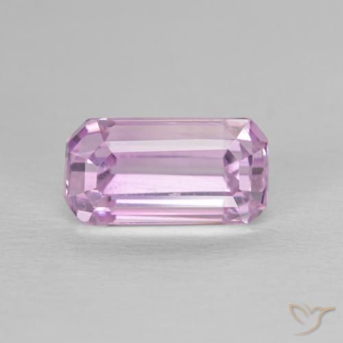 2.62ct Натуральный Средний розовый кунцит, Изумрудная огранка, Чистота VS