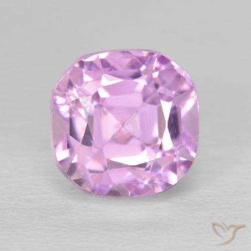 3.22ct Натуральный Королевский фиолетовый розовый кунцит, Подушка, Чистота VS