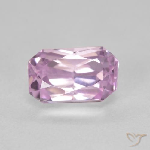 2.52ct Натуральный Средний розовый кунцит, Изумрудная огранка, VVS-VS