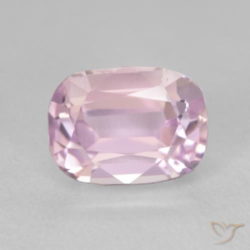 3.84ct Натуральный Светло-розовый кунцит, Подушка, Чистота VVS
