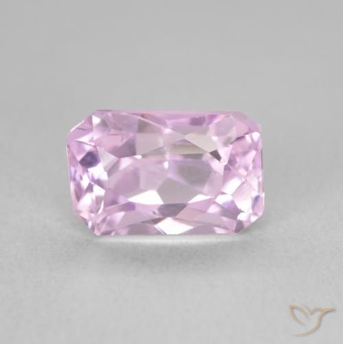 2.81ct Натуральный Средний фиолетовый кунцит, Изумрудная огранка, VVS-VS