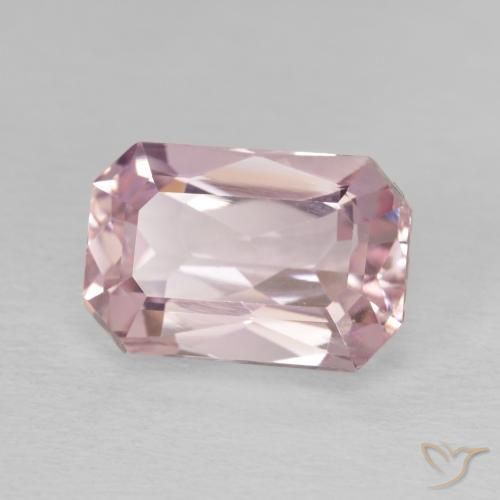 5.15 карата, натуральный Medium Light-Pink кунцит, Октагон / Изумрудная Огранка, VVS-VS