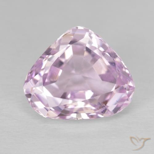 8.37ct Натуральный Пурпурно-розовый кунцит, Форма груши, VVS-VS