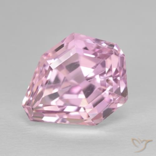 14.82ct Натуральный Светло-розовый кунцит, причудливая, Чистота VS