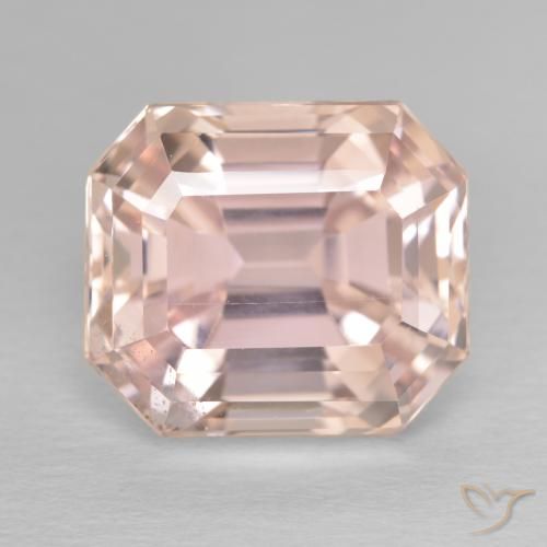11.86ct Натуральный Средний розовый кунцит, Изумрудная огранка, Чистота VS
