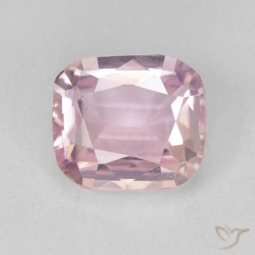 2.91ct Натуральный Светло-розовый кунцит, Подушка, Чистота VS