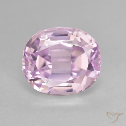 6.11ct Натуральный Светло-розовый кунцит, Овал, Чистота VS