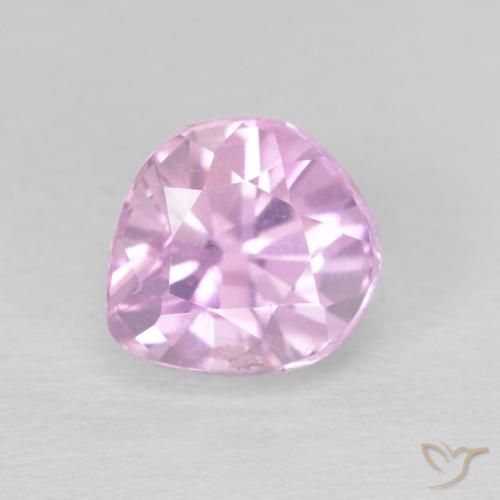 3.38ct Натуральный Очень светло-розовый кунцит, Форма груши, Чистота VS