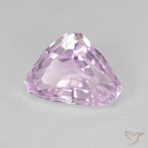 6.04 карата, натуральный Medium Light-Pink кунцит, причудливая, Чистота VS