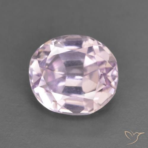 2.62ct Натуральный Очень светло-розовый кунцит, Овал, VVS-VS