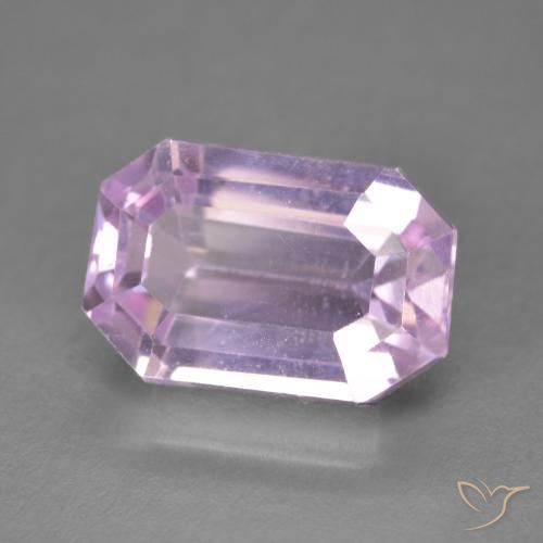 7.61 карата, натуральный Medium Light-Pink кунцит, Октагон / Изумрудная Огранка, Чистота VVS