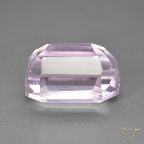7.61 карата, натуральный Medium Light-Pink кунцит, Октагон / Изумрудная Огранка, Чистота VVS