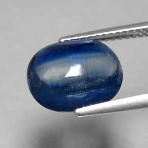 4.55 карата, натуральный Синий / Голубой кианит, Прозрачный, Полупрозрачный