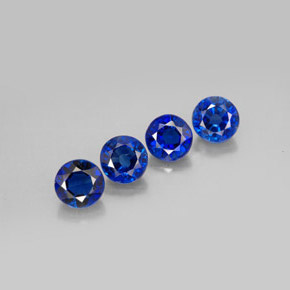  карата, натуральный Синий / Голубой кианит, Огранка Круг, Чистота VS