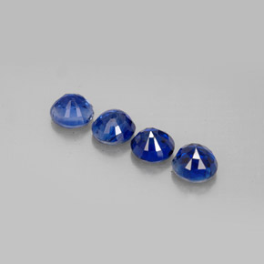  карата, натуральный Синий / Голубой кианит, Огранка Круг, Чистота VS