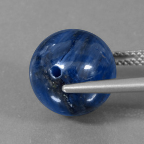 15.55 карата, натуральный Синий / Голубой кианит, Сфера / Шар, Непрозрачный