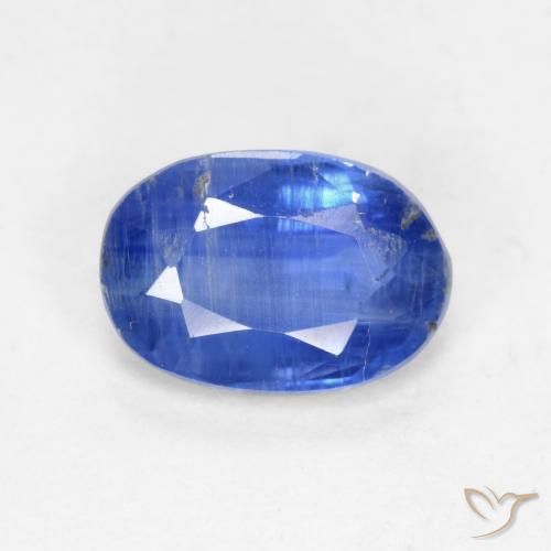 0.99ct Натуральный Васильково-синий кианит, Овал, SI